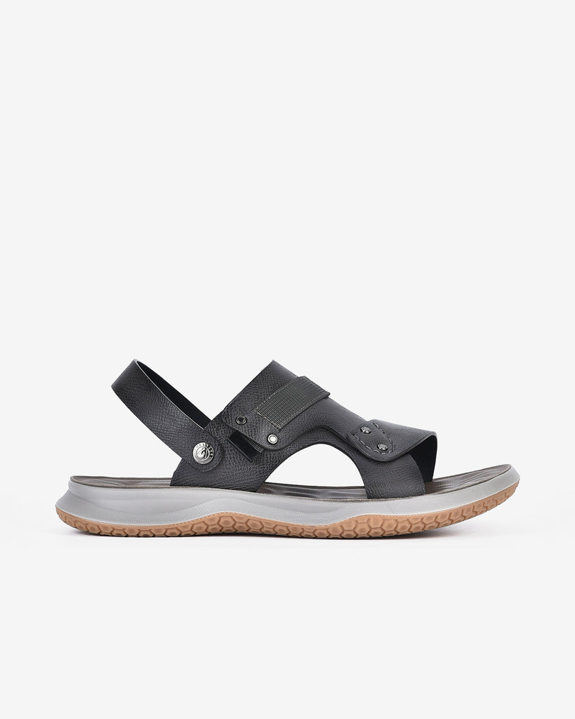 Mens Color Coordinated Rubber Sole Sandals Zuciani